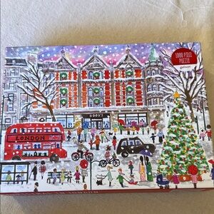 Galison “Christmas in London” 1000-Piece Puzzle – Holiday City